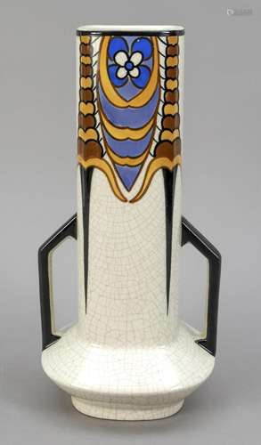 Art Deco vase, Belgium, c. 1920, Faie