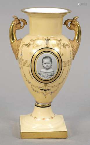 Amphora vase, KPM Berlin, 1830s, so c