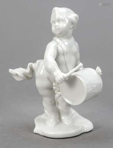 Putto with a big drum, Nymphenburg, e