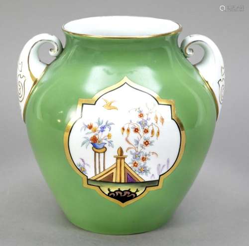 Double-handled vase, Fraureuth, Sache