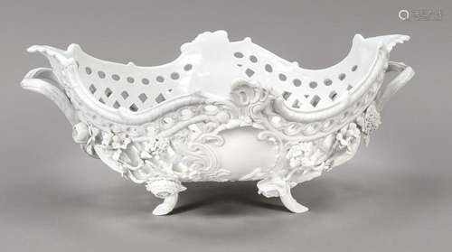 Basket bowl, Meissen, after 1934, dep