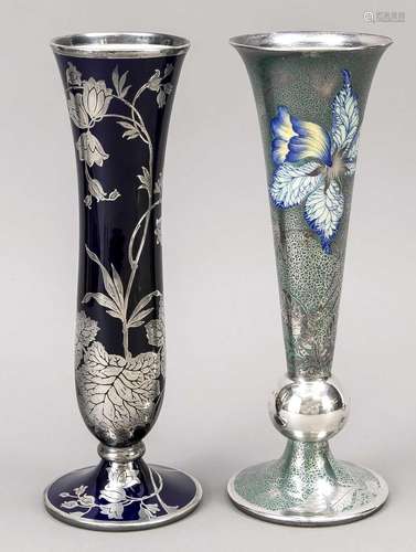 Two vases, Rosenthal, mark 1938-1956,