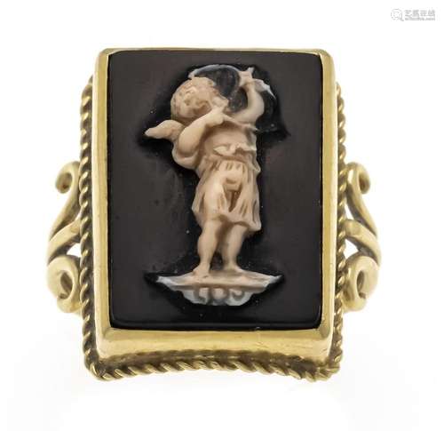 Onyx gem ring GG 750/000 with