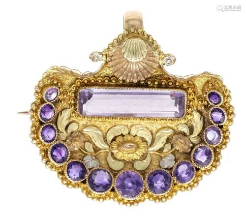 Antique brooch / pendant aroun