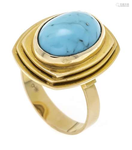 Turquoise ring GG 585/000 with