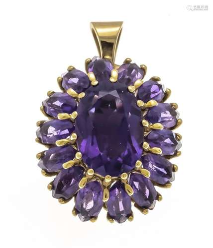 Amethyst pendant GG 750/000 wi