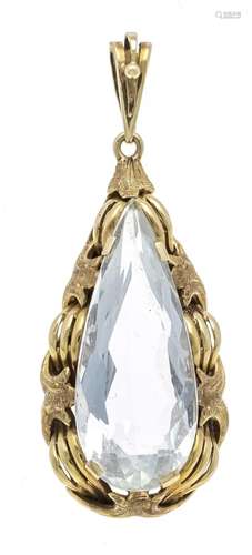 Aquamarine pendant GG 585/000