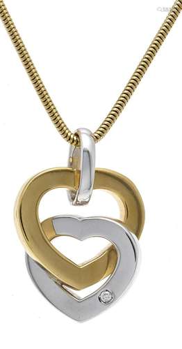 Heart pendant GG/WG 333/000 2