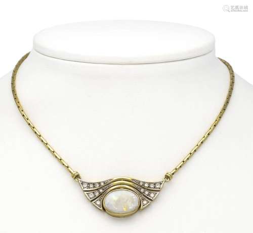 Opal-brilliant necklace GG 585