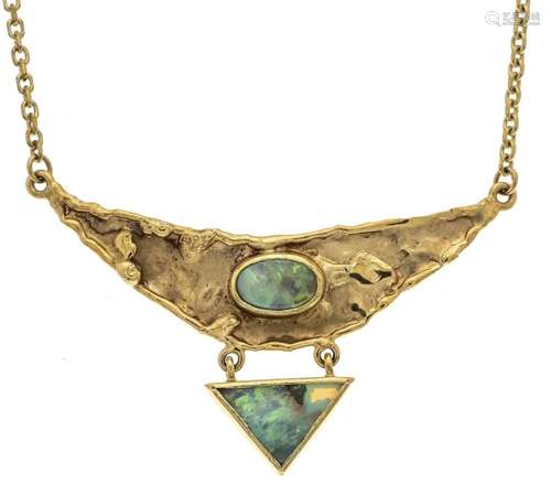 Opal necklace GG 585/000 with