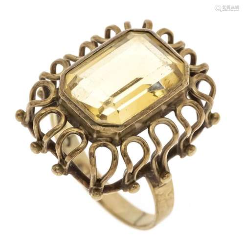 Citrine ring GG 585/000 with o