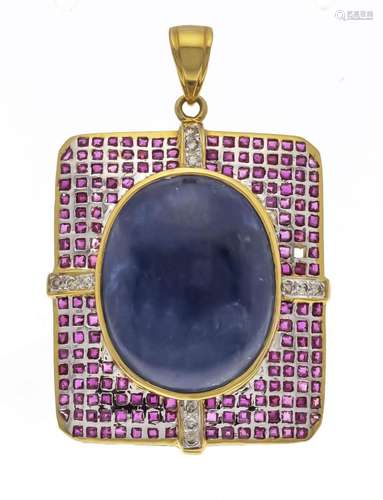 Sapphire ruby pendant GG 800/0