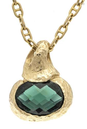 Designer tourmaline pendant GG