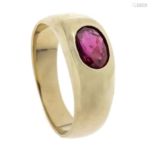 Ruby ring GG 585/000 with a fi