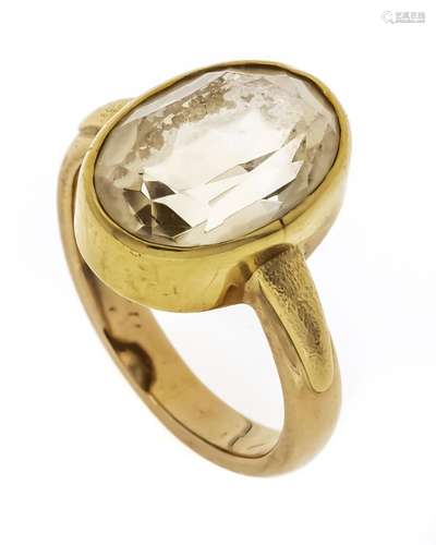 Citrine ring GG 750/000 with o