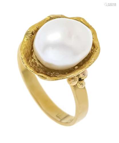 Freshwater pearl ring GG 750/0