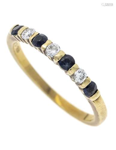 Sapphire diamond ring GG 585/0