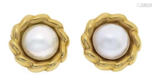 Fa. Wempe mabé pearl earclips