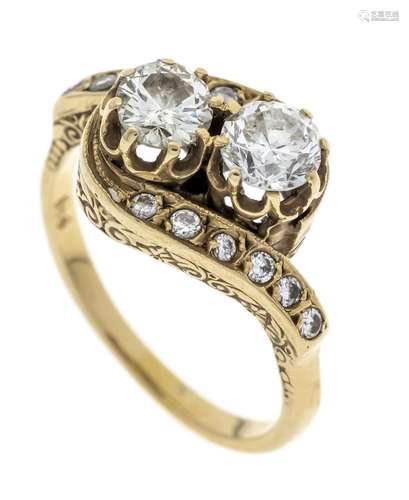 Brilliant ring c. 1940 GG 585/