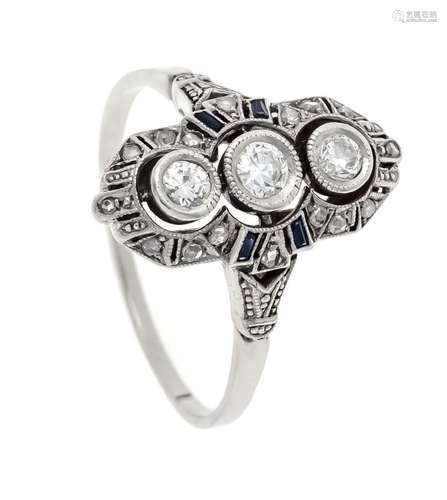 Art deco ring WG 585/000 with