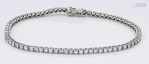 Tennis diamond bracelet WG 750