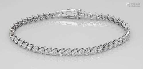 Tennis drop bracelet WG 750/00