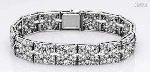 Old cut diamond bracelet, Fren