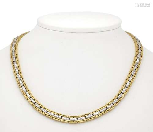 Diamond baguette necklace GG/W