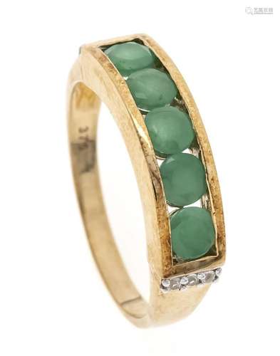 Emerald ring GG 375/000 with 5