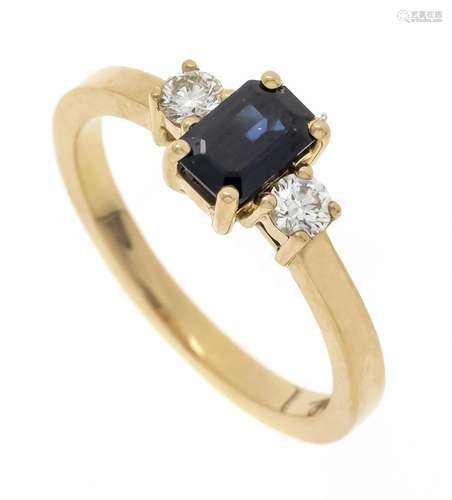 Sapphire diamond ring GG 750/0