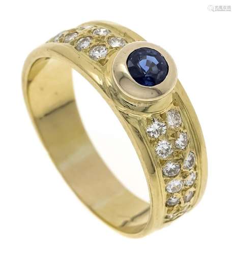 Sapphire diamond ring GG 750/0