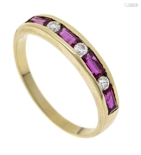 Ruby brilliant ring GG 585/000