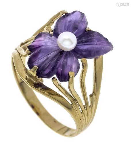 Amethyst pearl ring GG 333/000