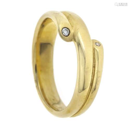 Brilliant ring GG 585/000 with