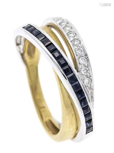 Sapphire-cut diamond ring GG/W