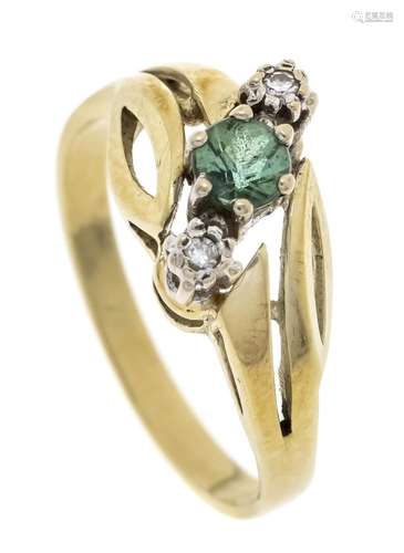 Tourmaline diamond ring GG/WG