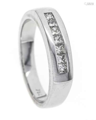 Prinzess diamond ring WG 750/0