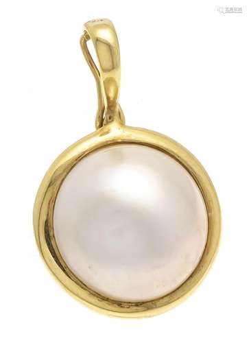 Mabé pearl clip pendant GG 585