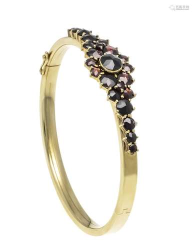 Garnet hinged bangle GG 333/00