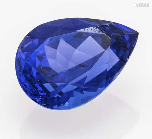 Tanzanite 15.05 ct, teardrop c