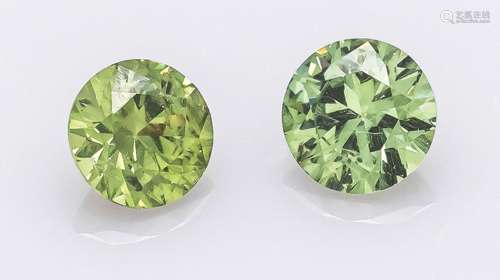 Demantoid couple Russia, toget