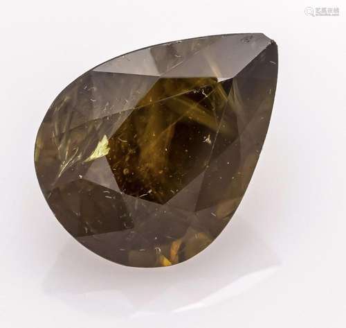 Titanite 10.23 ct, teardrop cu