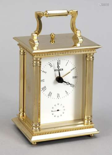 Hilser travel clock brass polishe