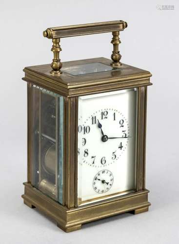 French. Travel clock, around 1900