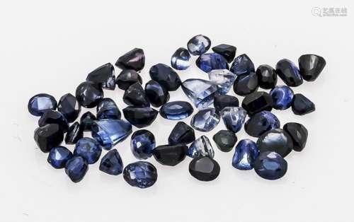 mixed lot of sapphires, total