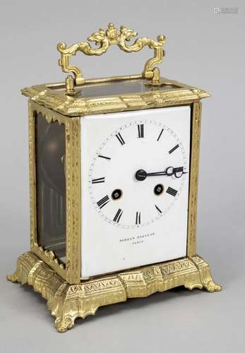 Travel clock France 2nd h. 19th c