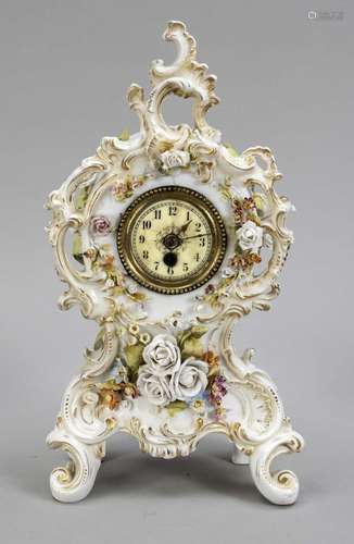 Porcelain clock circa 1900, with