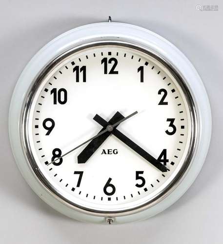 Wall clock AEG, around 1920, afte