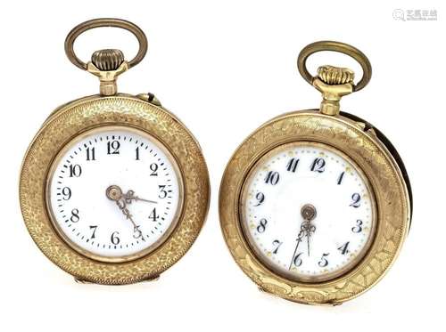 2 ladies' watches each 1 cover