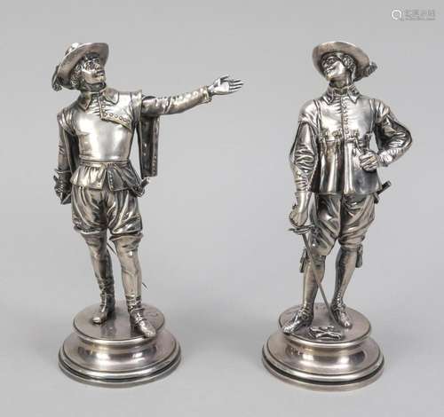 Pair of standing musketeers, afte